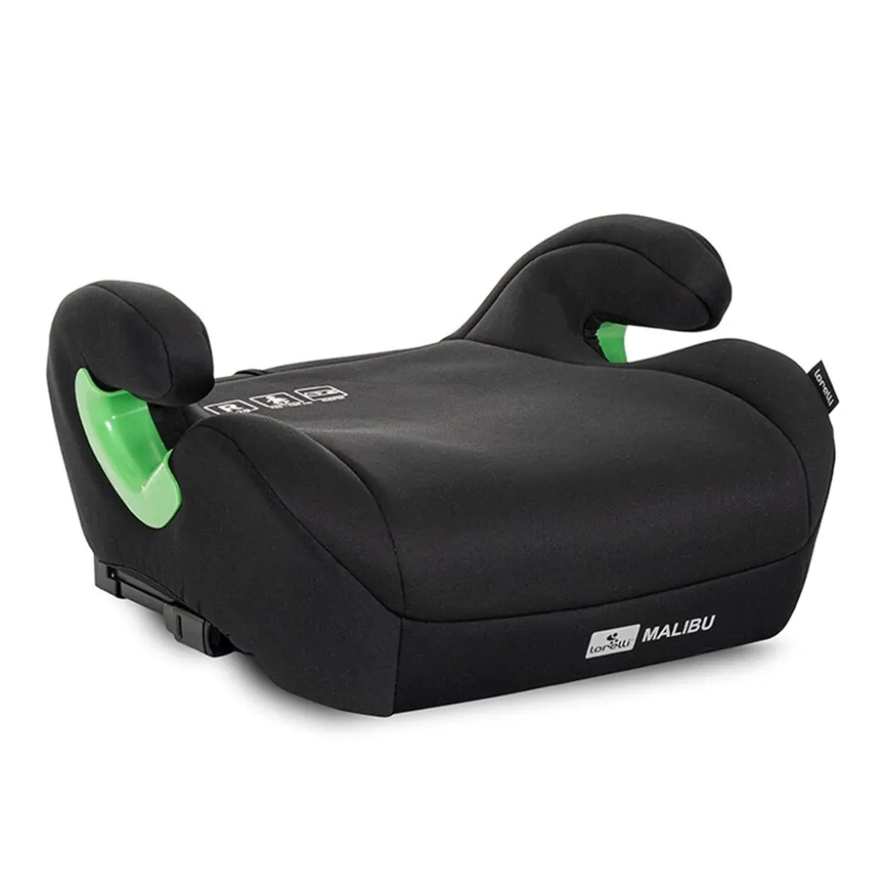 Lorelli Kindersitzerhöhung Malibu 125-150cm Isofix abnehmbarer Bezug Armlehne schwarz