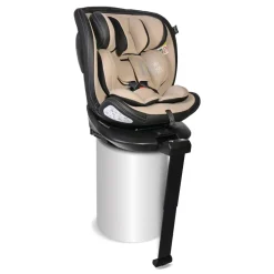 Lorelli Kindersitz Estate i-Size (40-150cm) Isofix, Stützbein, Sitz 360° drehbar beige
