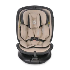 Lorelli Kindersitz Estate i-Size (40-150cm) Isofix, Stützbein, Sitz 360° drehbar beige