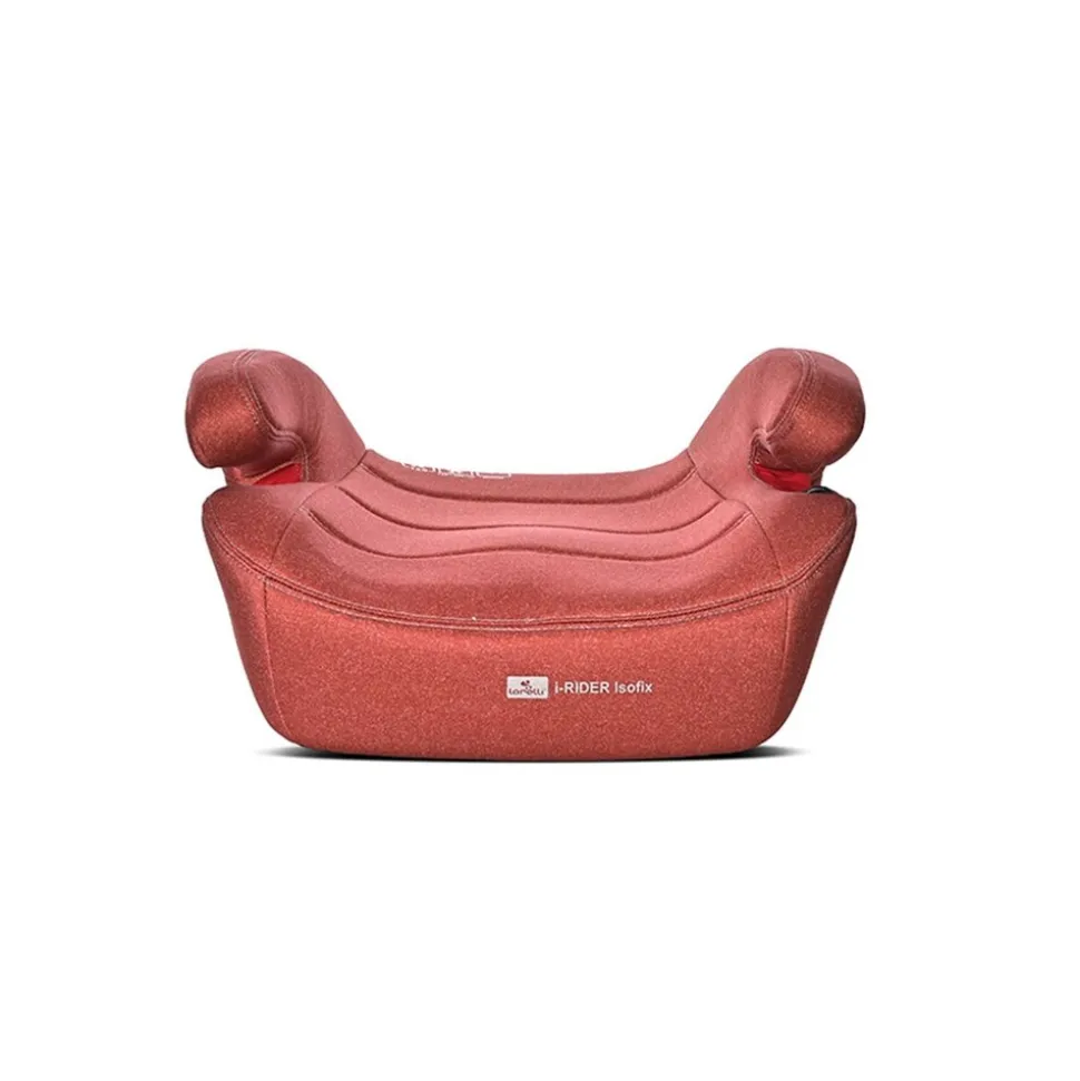 Lorelli Kindersitz i-Rider i-Size (125-150cm) Isofix Armlehne abnehmbarer Bezug rot