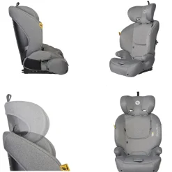 Lorelli Kindersitz i-Size Benevento (76-150 cm) Isofix, Kopfstütze verstellbar gelb