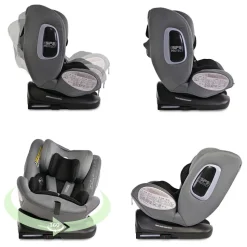 Lorelli Kindersitz Phoenix i-Size Isofix Gruppe 0+/1/2/3 (40-150cm) Top Tether beige