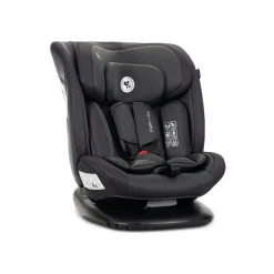Lorelli Kindersitz Sagitta i-Size (40x150cm) 360 Grad Drehung SPS Kopfkissen schwarz