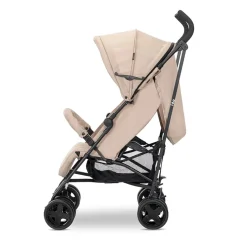 Lorelli Kinderwagen, Buggy IDA, schwenkbare Vorderräder, Rückenlehne verstellbar beige-schwarz