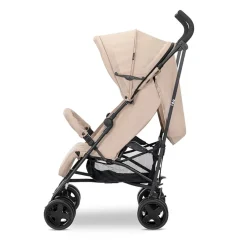 Lorelli Kinderwagen, Buggy IDA, schwenkbare Vorderräder, Rückenlehne verstellbar beige-schwarz