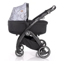 Lorelli Kinderwagen 2 in 1 California Babywanne Sportsitz Alurahmen Wickeltasche grau