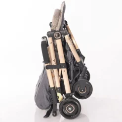 Lorelli Kinderwagen Myla Aluminiumrahmen Korb Fußsack klappbar mit Zusatzgriff gelb