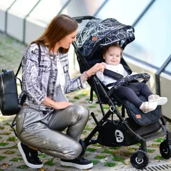 Lorelli Kinderwagen Myla Aluminiumrahmen Korb Fußsack klappbar mit Zusatzgriff gelb
