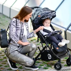 Lorelli Kinderwagen Myla Aluminiumrahmen Korb Fußsack klappbar mit Zusatzgriff gelb
