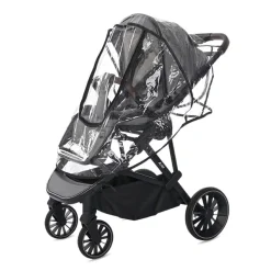 Lorelli Kinderwagen Regenschutz für Kinderwagen oder Buggy universal Regenhaube transparent