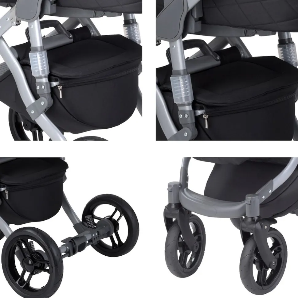 Lorelli Kinderwagen Rimini Premium Sportsitz Tragewanne Moskitonetz verstellbar gelb