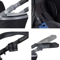 Lorelli Kinderwagen Rimini Premium Sportsitz Tragewanne Moskitonetz verstellbar gelb