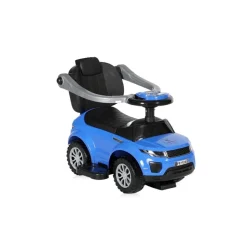 Lorelli Rutscher 3 in 1 Kinderauto Off Road Schiebegriff Musik Rückenlehne blau