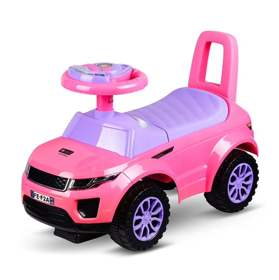 Lorelli Rutscher 2 in 1 Kinderauto Off Road Musikfunktion Rückenlehne ab 12 Mon. pink