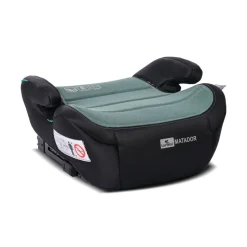 Lorelli Sitzerhöhung i-Size Matador (125-150cm) Kindersitz, Isofix, Armlehne grün