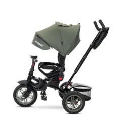 Lorelli Tricycle Speedy, Luftreifen, drehbarer Sitz, Musik, Licht, Schubstange grün