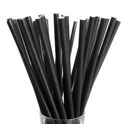 LUXENTU Papier-Trinkhalme Jumbo 20 cm 100er Set