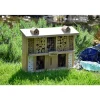 Luxus-Insektenhotels "Landsitz Superior" Eichenholz-Insektenhotel