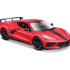 Maisto 1:24 Corvette ZR1 Coupe rot Die Cast Modellauto mit beweglichen Türen für Sammler und Auto-Fans
