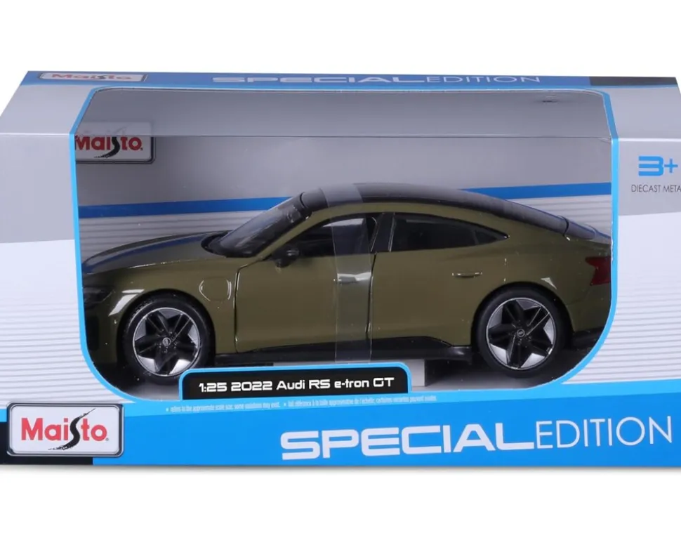 Maisto 32907G - Modellauto - Audi RS e-tron GT (grün, Maßstab 1:24) Modell Auto