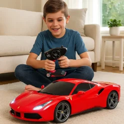 Maisto Tech 582133 - Ferngesteuertes Auto - Ferrari 488 GTB (rot, 56cm)