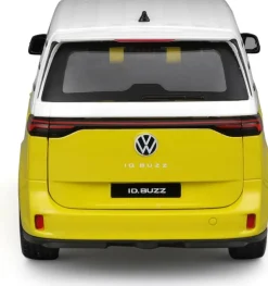 Maisto 32914Y - Modellauto - VW ID.Buzz (weiß-gelb, Maßstab 1:24) Modell Auto Spielzeugauto
