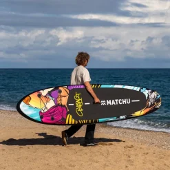 MATCHU Stand Up Paddle BustArt 320x81x15 cm - Aufblasbares Sup Board - Limited Edition