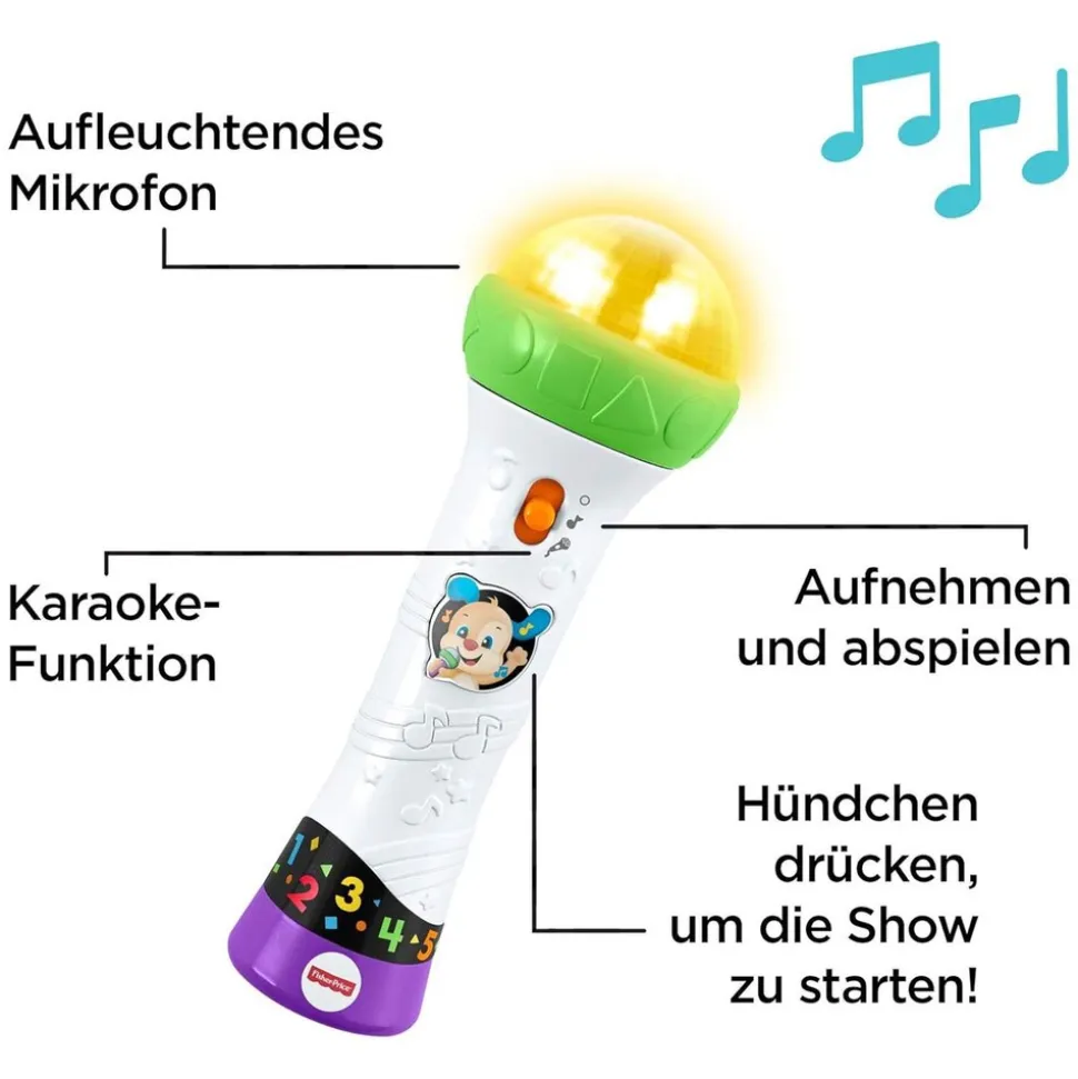 Mattel FBP32 - Fisher-Price - Lernspaß, Mikrofon