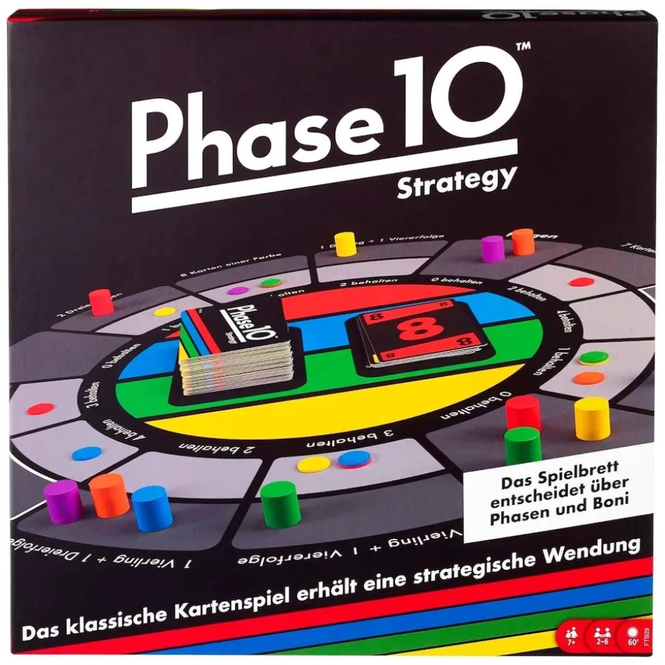 Mattel FTB29 - Brettspiel, Phase 10