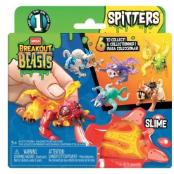 Mattel GGJ55 sort. - Mega Bloks - Breakout Beasts - Spitters, gruselige Schleimfiguren, mehrfach sortiert, Serie 1