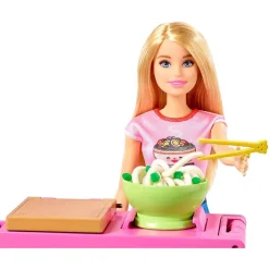 Mattel GHK43 - Barbie - You can be anything - Puppe, Pasta Spielset mit Zubehör und Knete