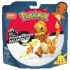 Mattel GKY96 - Mega - Pokémon - Glumanda, Klemmbaustein-Set, 180 Teile