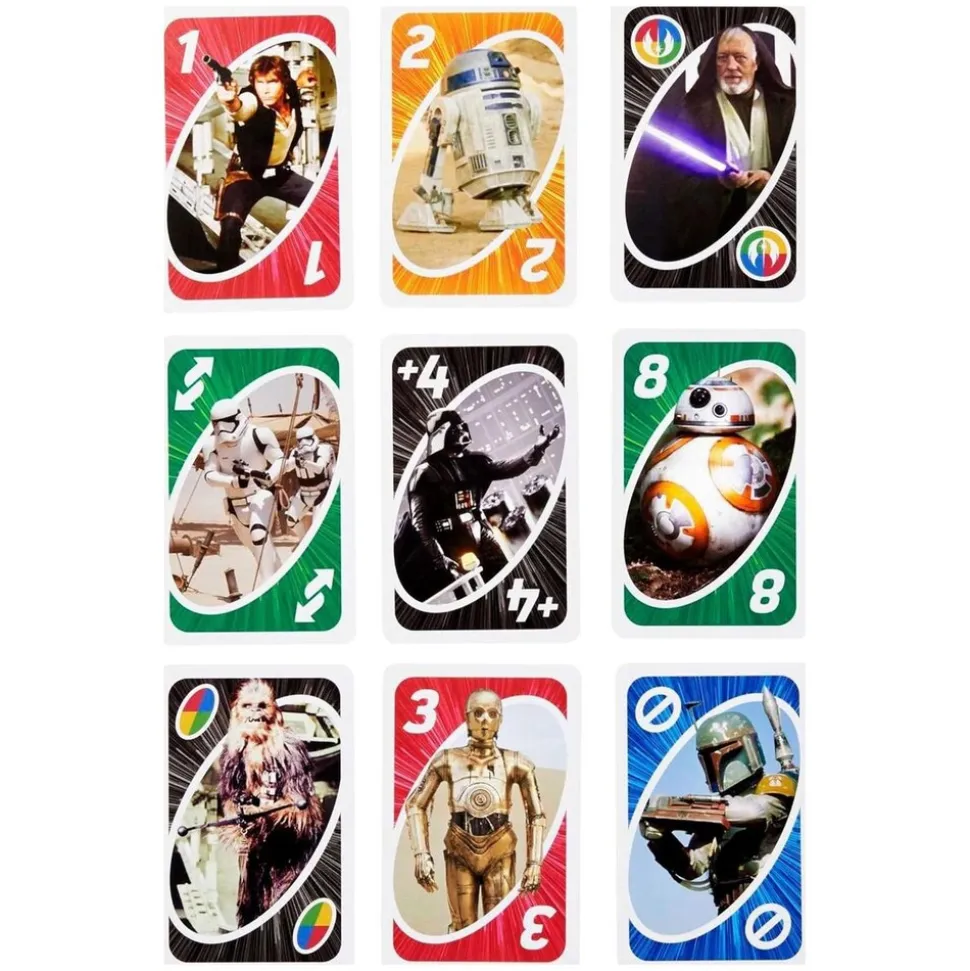 Mattel GPP00 - Mattel Games - Star Wars - UNO, Kartenspiel