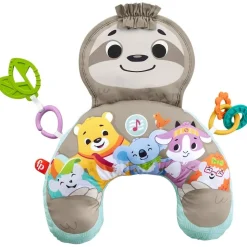 Mattel GRR01 - Fisher-Price - Faultier Spielkissen mit Vibration und Sound