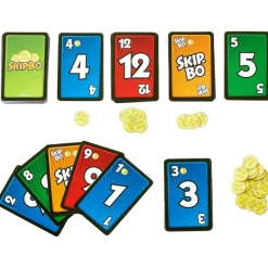 Mattel HJR21 - Mattel Games - Skip-Bo Masters – das strategische Upgrade des Klassikers!