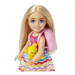 Mattel HJY17 - Barbie - Family & Friends - Club Chelsea Puppe mit Hund & Zubehör, 15 cm
