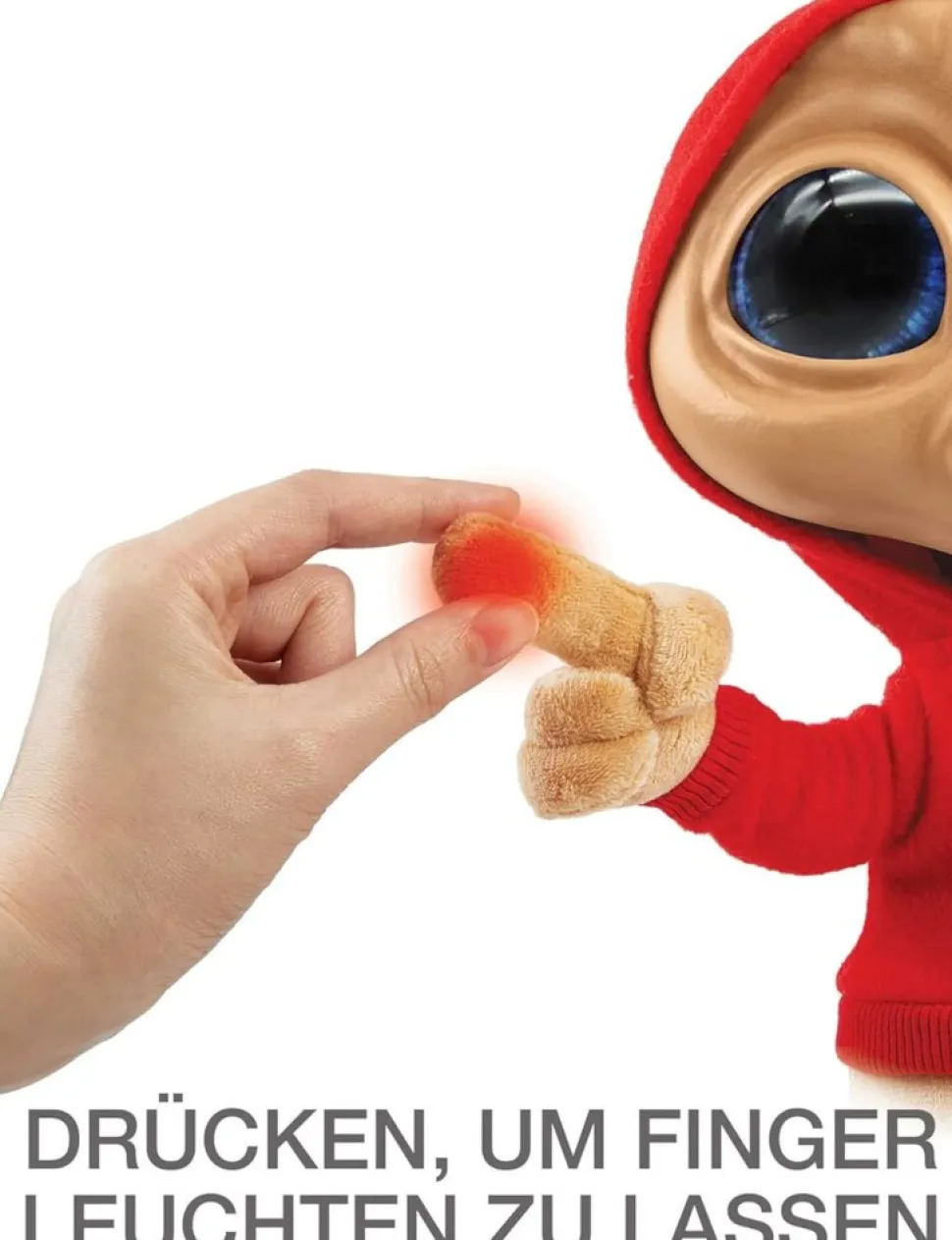 Mattel HKN39 - Plüschfigur - E.T. (28cm) Plüschtier mit Licht