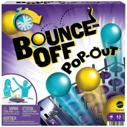 Mattel HKR53 - Bounce Off Pop-Out - Partyspiel, Familienspiel