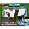 Mattel HLL25 - Minecraft - Mob Head Minis - Panda 2 in 1 Spielset