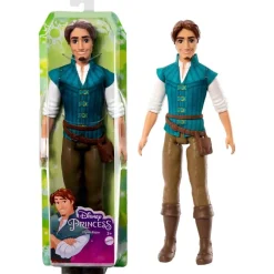 Mattel HLV98 - Disney Princess - Puppe, 32 cm, Prinz Flynn