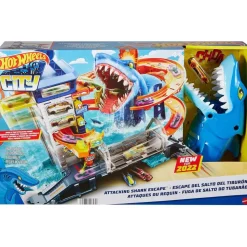 Mattel HMF86 - Hot Wheels - City Shark Escape Spielset
