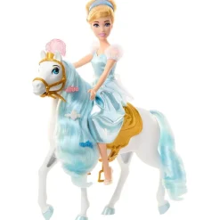 Mattel HPF95 - Disney Princess - Cinderella mit Pferd