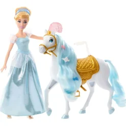 Mattel HPF95 - Disney Princess - Cinderella mit Pferd
