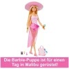 Mattel HPL73 - Barbie - Puppe mit Badeanzug und Strand-Accessoires