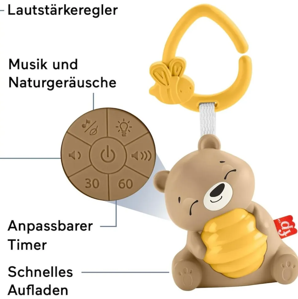 Mattel HRB18 - Fisher-Price - Schlummer-Bärchen Spieluhr