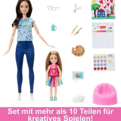 Mattel HRG48 - Barbie - You can be anything - Kunsttherapeutin, Puppen mit Zubehör