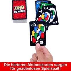 Mattel HWV18 - Mattel Games - UNO No Mercy, Kartenspiel
