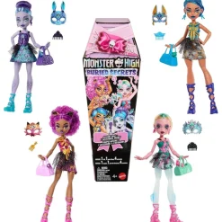 Mattel HYV64 sort. - Monster High - Buried Secrets - 1 Mystery Puppe und 5 Zubehörteile (verschiedenen Modelle)