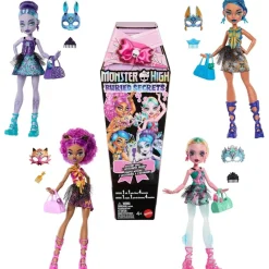 Mattel HYV64 sort. - Monster High - Buried Secrets - 1 Mystery Puppe und 5 Zubehörteile (verschiedenen Modelle)