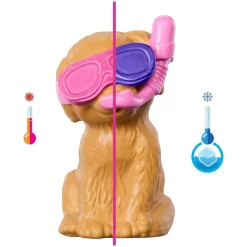 Mattel JBF35 - Barbie - Welpen Pool Party Spielset – Puppe mit Hundepool